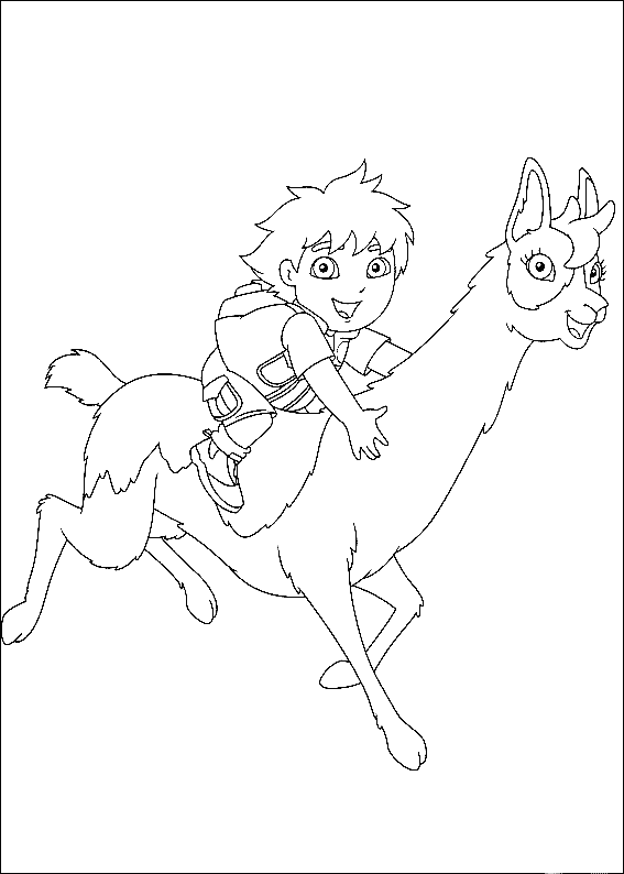 Go Diego Coloring Pages 6